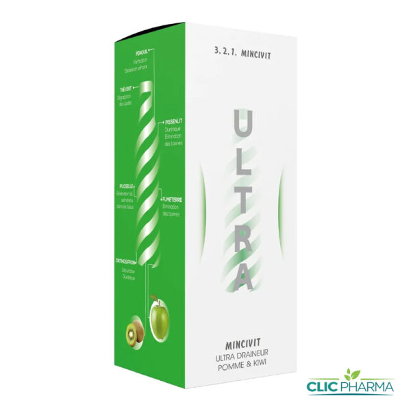 MINCIVIT ULTRA DRAINEUR POMME KIWI 250 ML