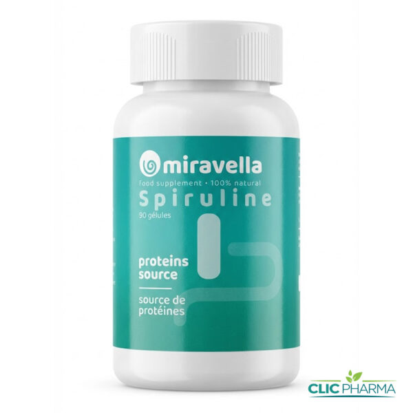 MIRAVELLA SPIRULINE (90 GELULES)