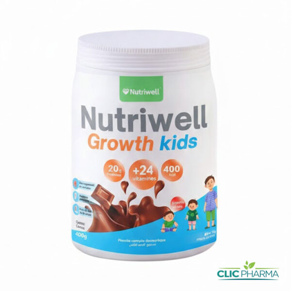 NUTRIWELL GROWTH KIDS POUDRE ENERGETIQUE 400MG