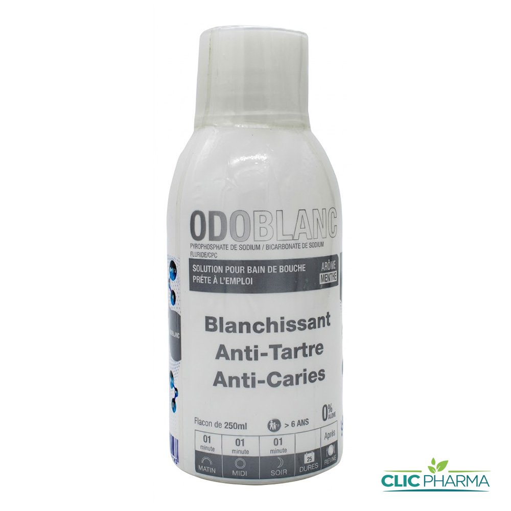 ODOBLANC BLANCHISSANT BAIN DE BOUCHE FL 250 ML