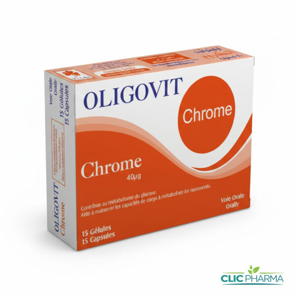 OLIGOVIT CHROME 40UG (15 GELULES)