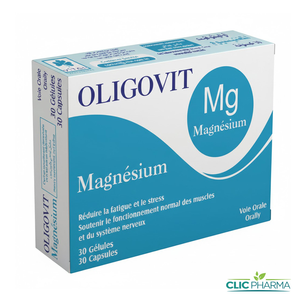 OLIGOVIT MAGNESIUM 250MG GELULES B 30