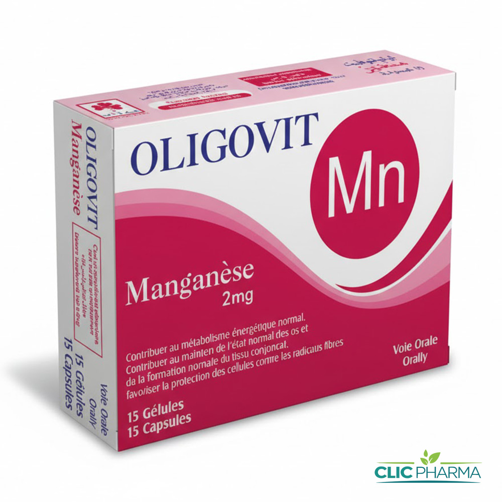OLIGOVIT MANGANESE B 15 gélules
