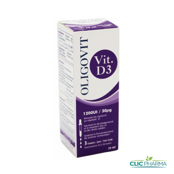 OLIGOVIT VIT D3 1200UI/30Ug GOUTTES 30M