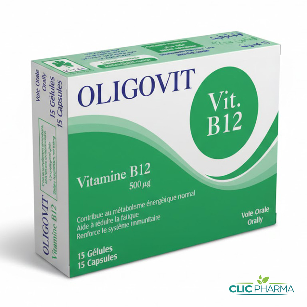 OLIGOVIT VITAMINE B12 B 15 gélules