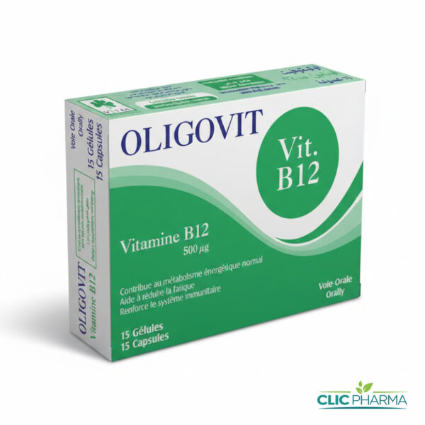 OLIGOVIT VITAMINE B12 (15 GELULES)