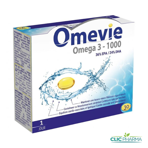 OMEVIE OMEGA 3-1000 (30 GELULES)