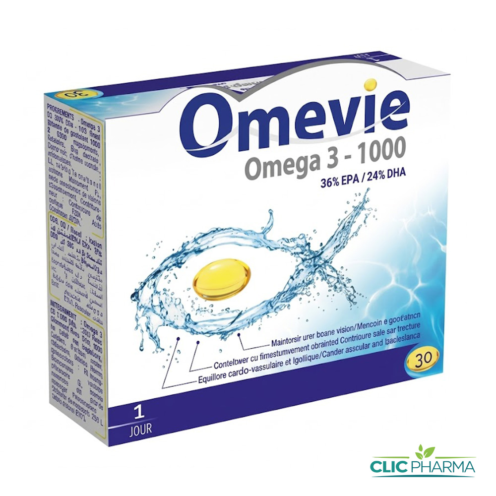 OMEVIE OMEGA 3- 1000 B 30 capsules