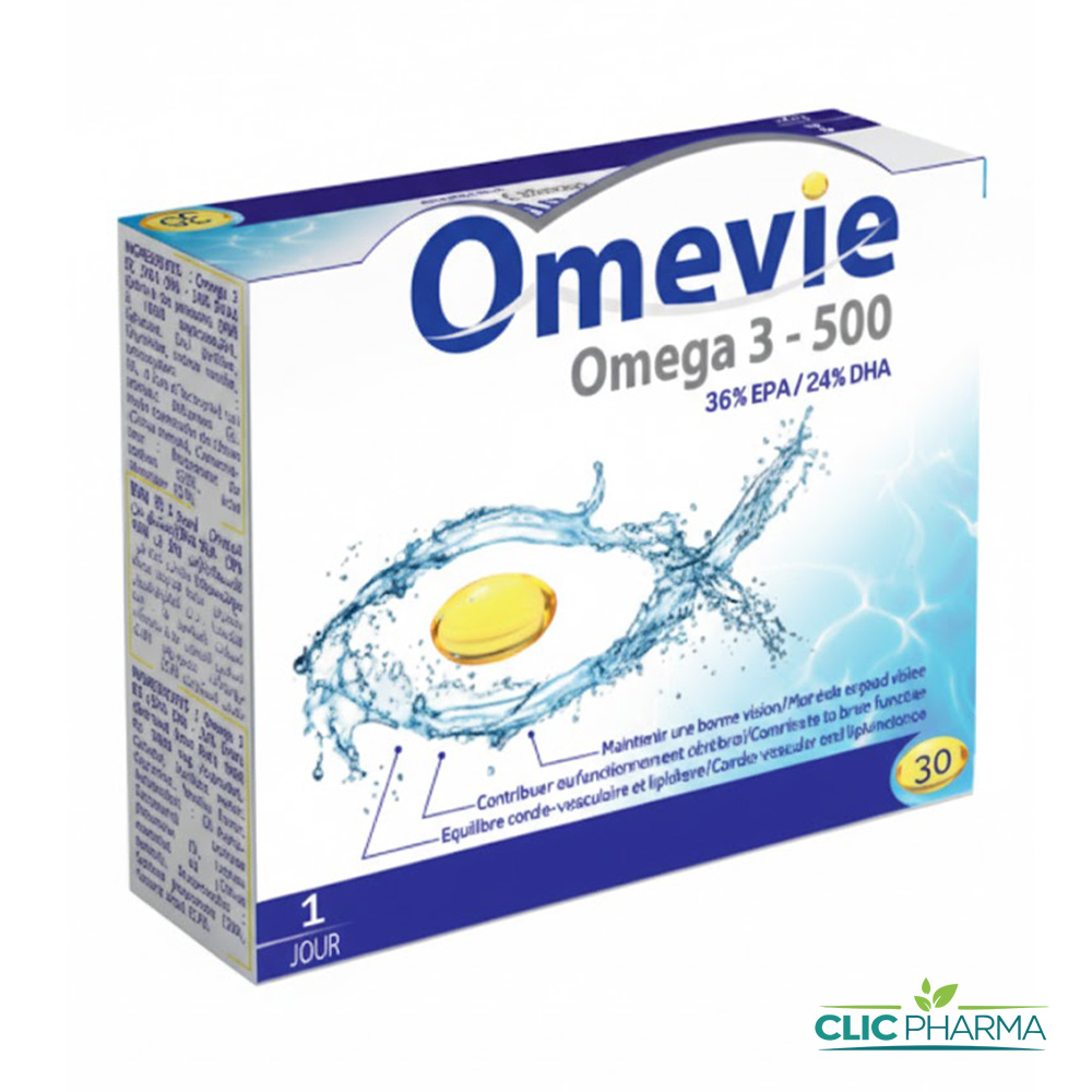 OMEVIE OMEGA 3-500 CAPS B 30