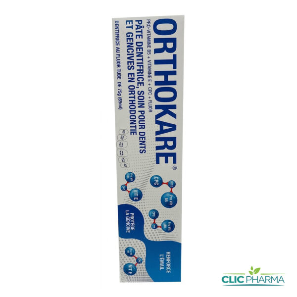 ORTHOKARE PATE DENTIFRICE TUBE 75g