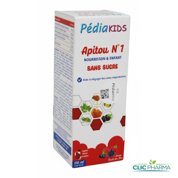 PEDIAKIDS APITOU N°1 SANS SUCRE 150ML