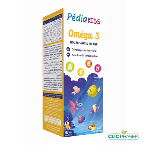 PEDIAKIDS OMEGA 3 SIROP 150ML