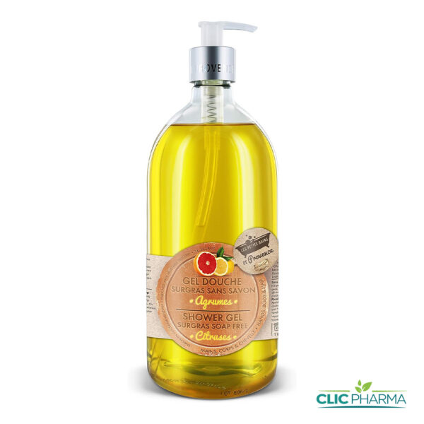 PETITS BAINS PROVENCE GEL DOUCHE AGRUMES 1L