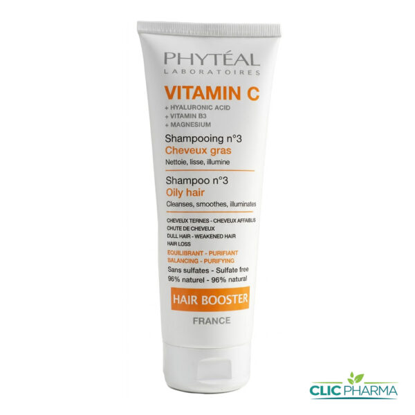 PHYTEAL VITAMINE C SHAMPOING BOOSTER N3 CHEVEUX GRAS 200ML