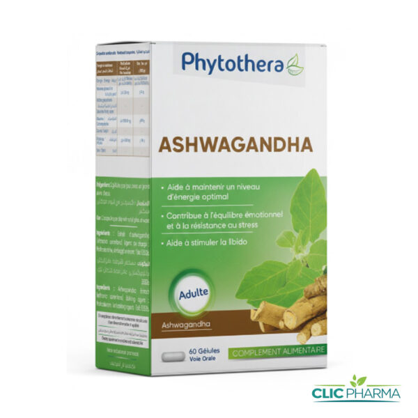 PHYTOTHERA ASHWAGANDHA (60 GELULES)