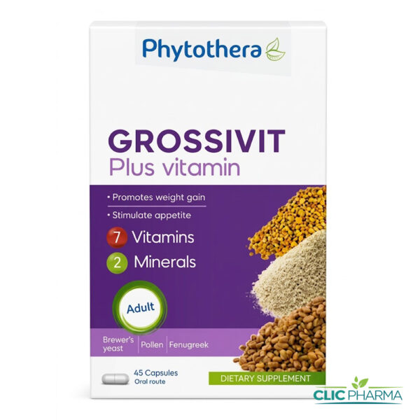 PHYTOTHERA GROSSIVIT PLUS VITAMINE (45 GELULES)