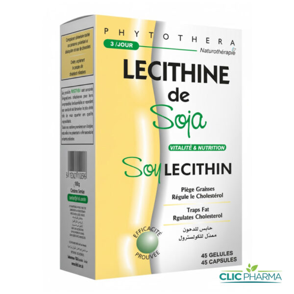 PHYTOTHERA LECITHINE DE SOJA (45 GELULES)
