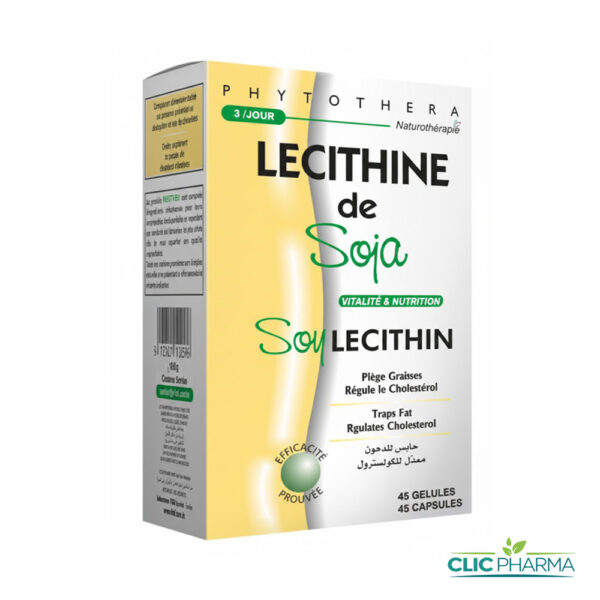 PHYTOTHERA LECITHINE DE SOJA (45 GELULES)