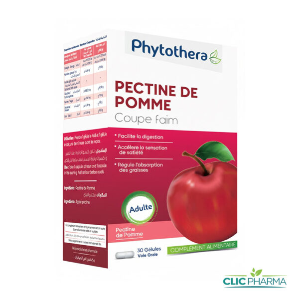 PHYTOTHERA PECTINE DE POMME (30 GELULES)
