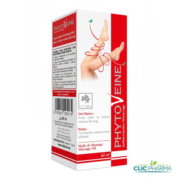 PHYTOVEINE HUILE DE MASSAGE 60ML