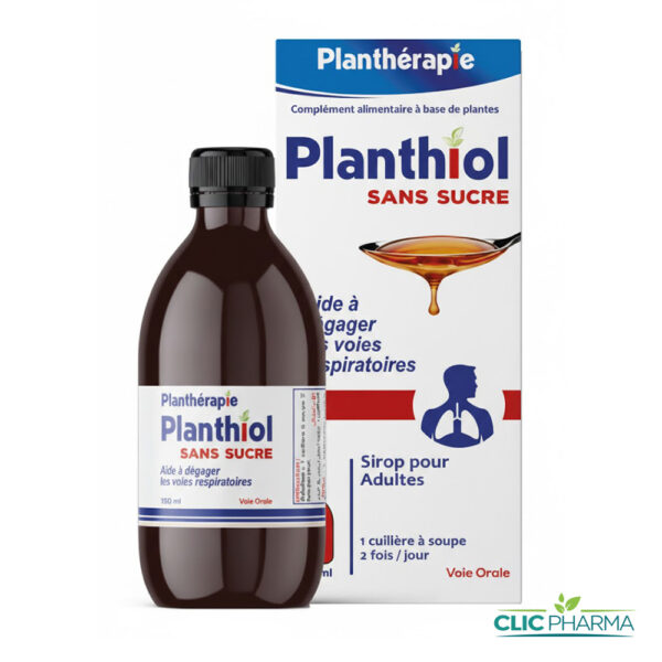 PLANTHIOL SIROP ADULTE TOUX GRASSE SANS SUCRE 150ML