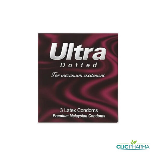 PRESERVATIF ULTRA DOTTED (BOITE DE 3)