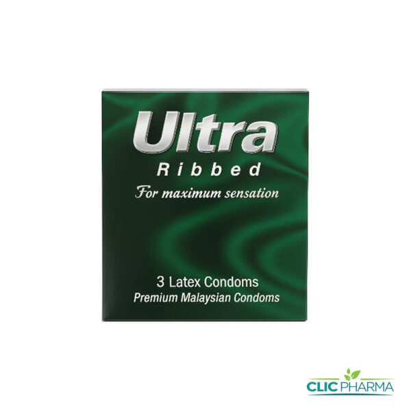 PRESERVATIF ULTRA RIBBED (BOITE DE 3)