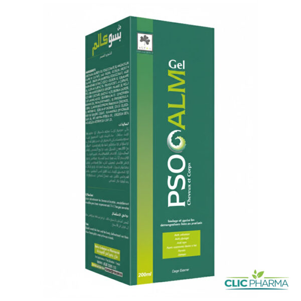 PSOCALM GEL CHEVEUX ET CORPS 200ML