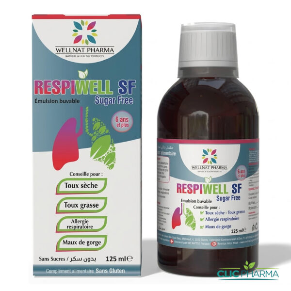 RESPIWELL SF SANS SUCRE (+6ans) 125ML