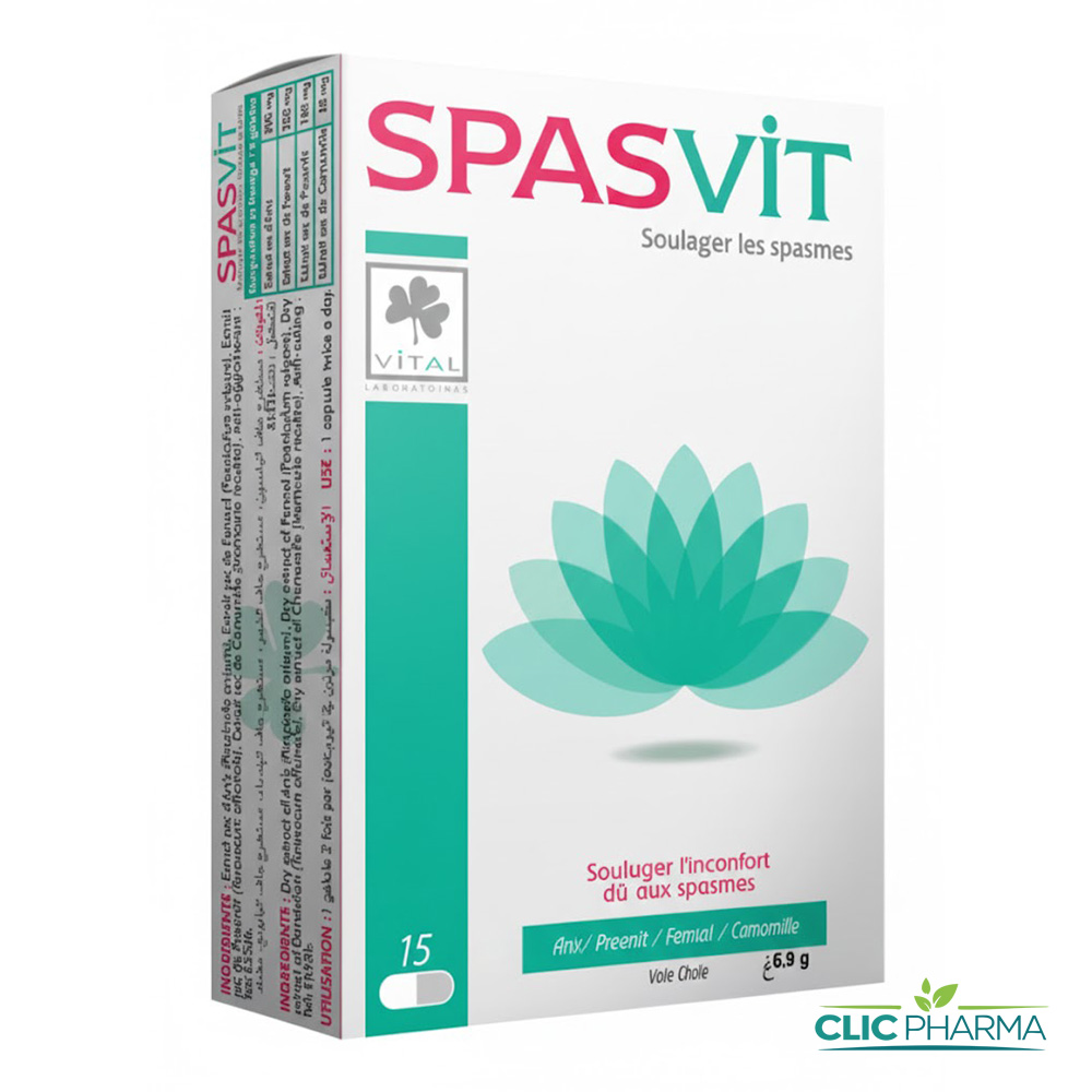 SPASVIT GELULES BT 15