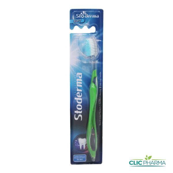 STODERMA BROSSE A DENTS ADULTE SOFT VERT