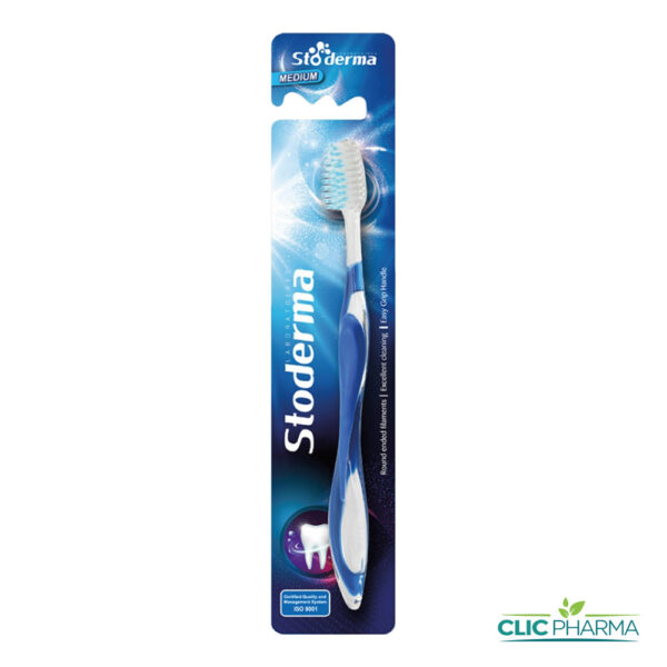 STODERMA BROSSE A DENTS ADULTE MEDIUM BLEU