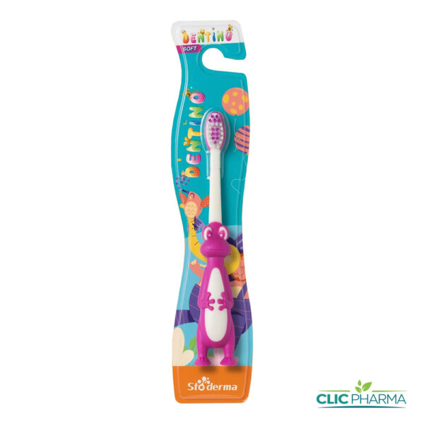 STODERMA DENTINO BROSSE A DENTS SOFT KIDS ROSE