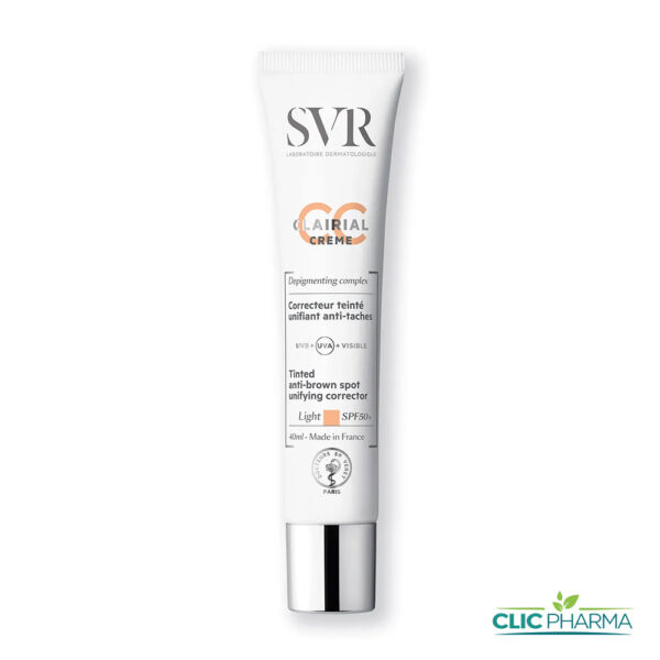 SVR ECRAN CLAIRIAL CC SPF50+ LIGHT 40ML