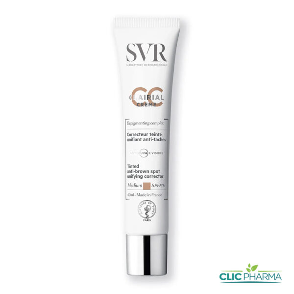 SVR ECRAN CLAIRIAL CC SPF50+ MEDIUM 40ML