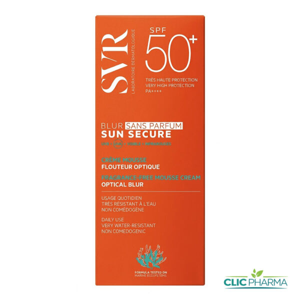 SVR SUN SECURE BLUR SPF50+ 50ML SANS PARFUM