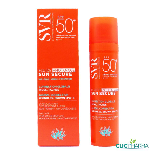 SVR SUN SECURE FLUIDE PHOTO-AGE SPF50+ 40ML