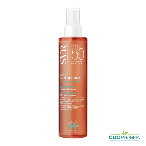 SVR ECRAN SUN SECURE HUILE SECHE SPF50 200ML