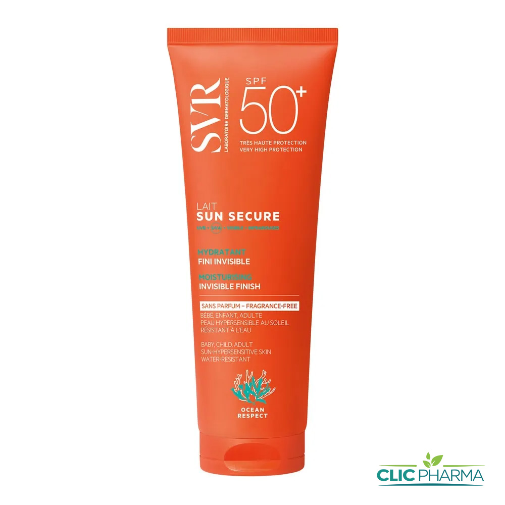 SVR ECRAN SUN SECURE LAIT CORPS HYDRA INVI SPF50+ BB ENF ADULTE 250ML