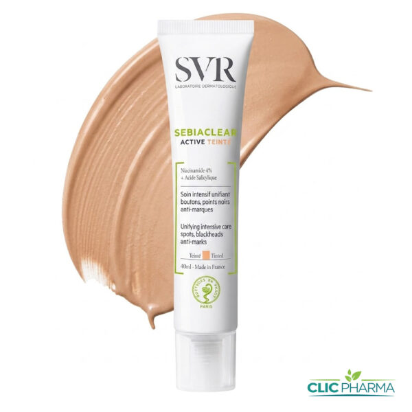 SVR SEBIACLEAR ACTIVE TEINTE SOIN INTENSUIF UNIFIANT 40ML