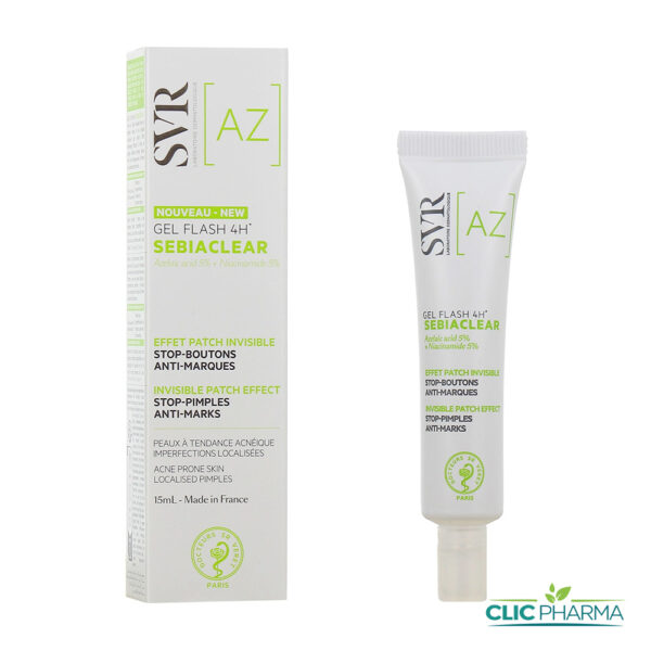 SVR SEBIACLEAR AZ GEL FLASH 4H 15ML