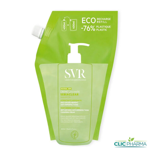 SVR SEBIACLEAR CREME LAVANTE (ECO-RECHARGE) 400ML