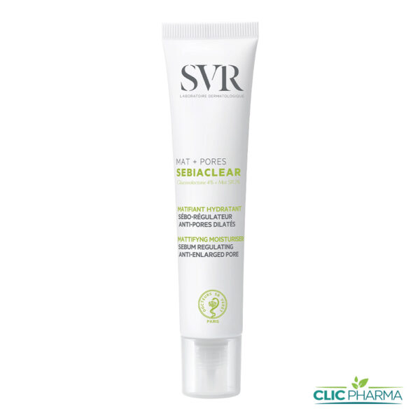 SVR SEBIACLEAR CREME MAT+ PORES SOIN MATIFIANT SEBO-REGULATEUR 40ML