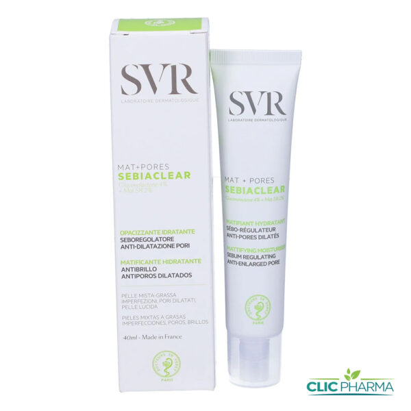 SVR SEBIACLEAR CREME MAT + PORES 40 ML