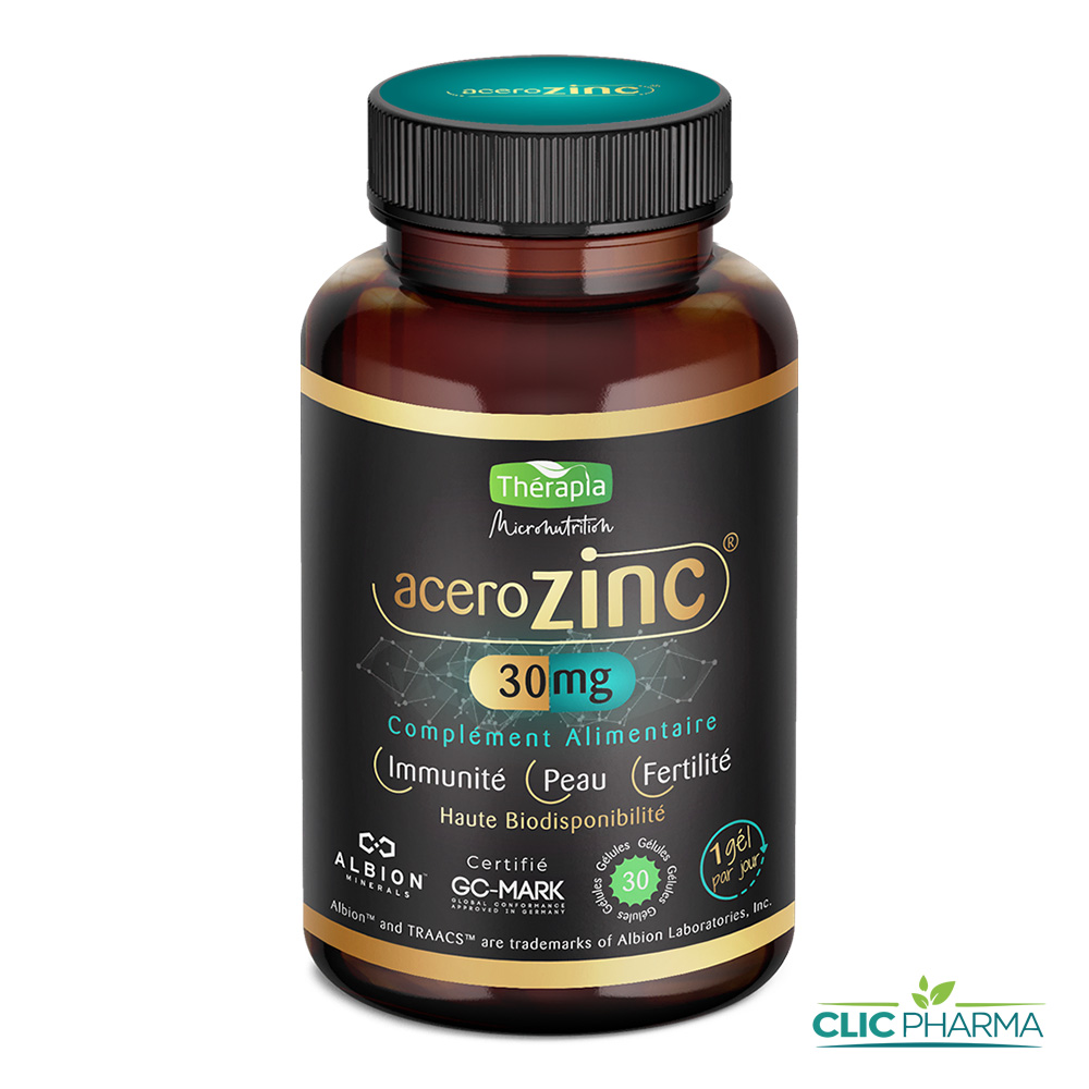 THERAPIA ACERO-ZINC 30 MG GELULES B 30