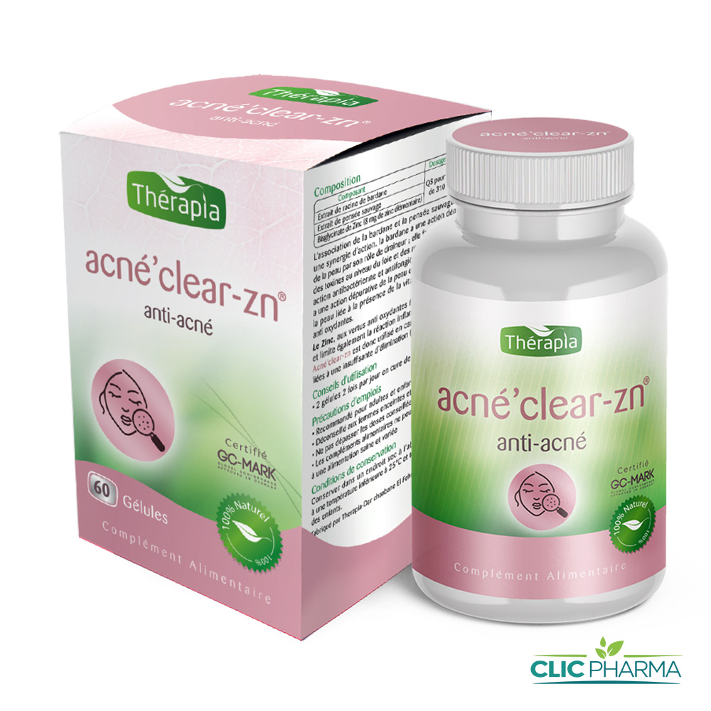 THERAPIA ACNE CLEAR-ZN GELULES B 60