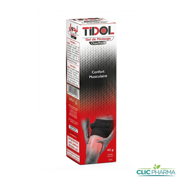 TIDOL GEL DE MASSAGE CHAUFFANT 45g