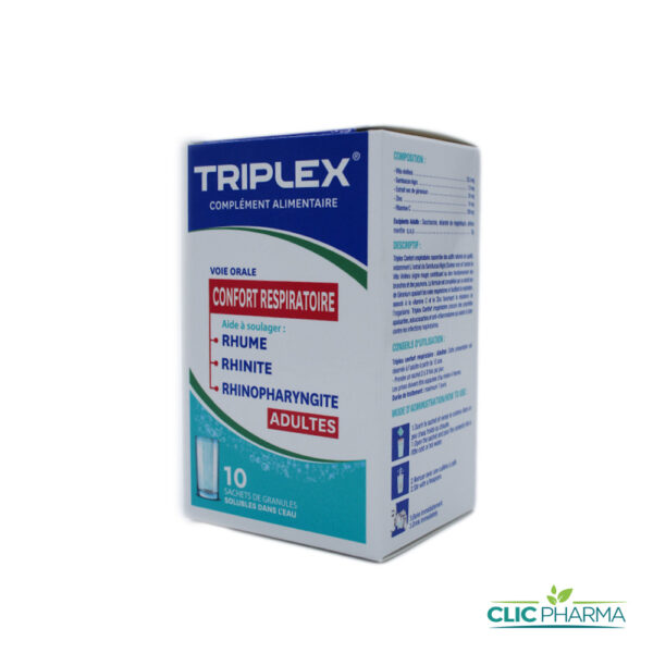 TRIPLEX CONFORT RESPIRATOIRE ADULTE (10 SACHETS)
