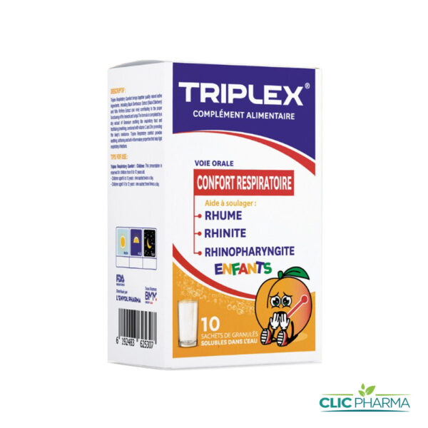 TRIPLEX CONFORT RESPIRATOIRE ENFANT (10 SACHETS)
