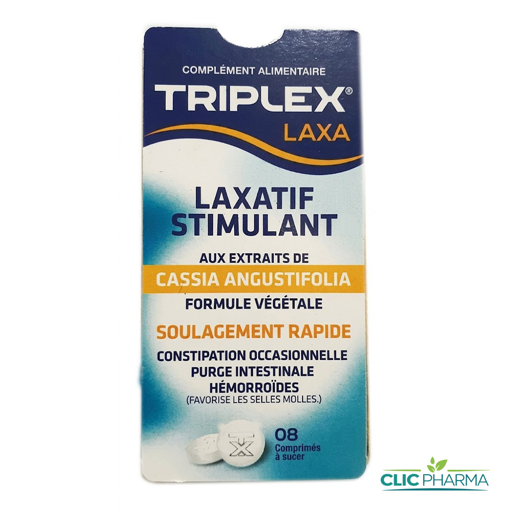 TRIPLEX LAXATIF COMP A SUCER CASSIA B 8